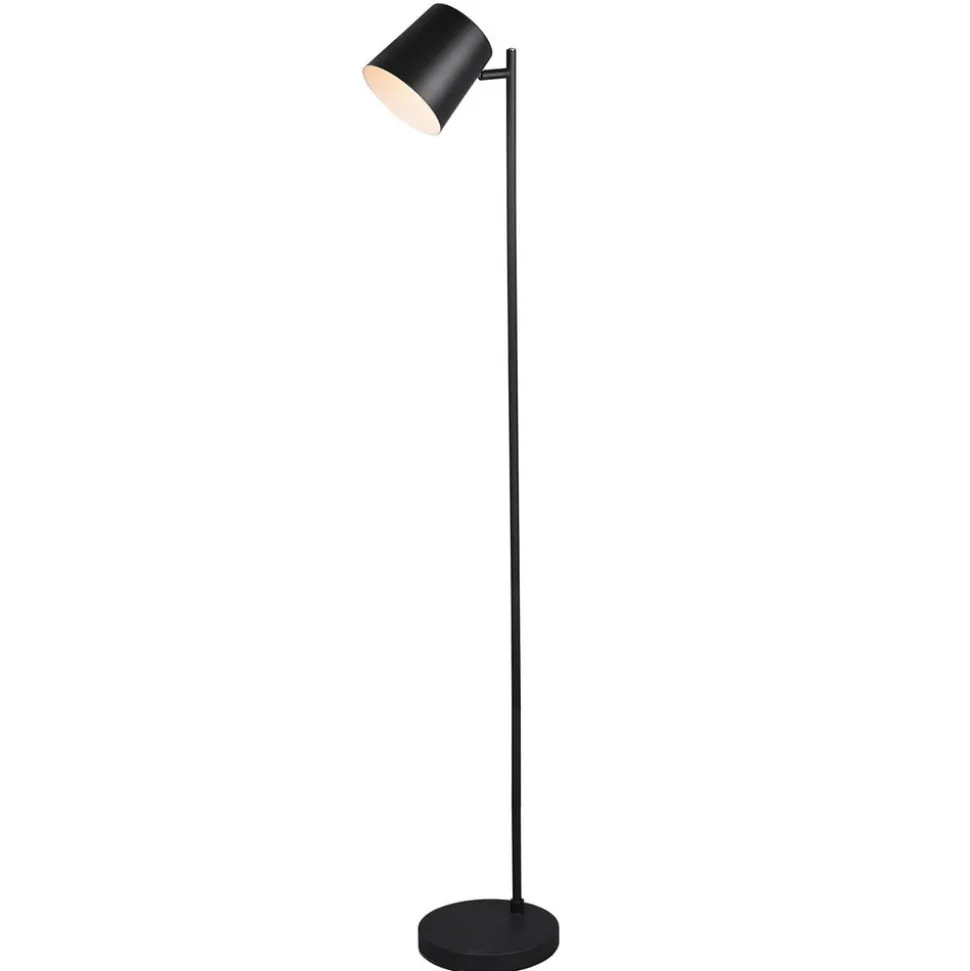 Blake LED-gulvlampe med batteri, kan dæmpes, sort