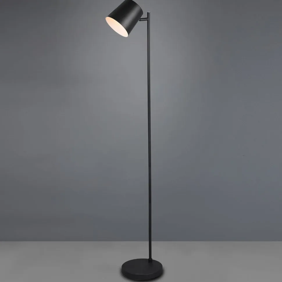 Blake LED-gulvlampe med batteri, kan dæmpes, sort