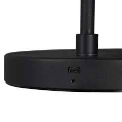 Blake LED-gulvlampe med batteri, kan dæmpes, sort