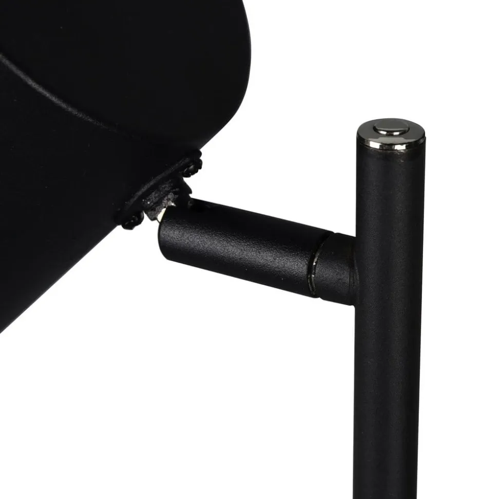 Blake LED-gulvlampe med batteri, kan dæmpes, sort