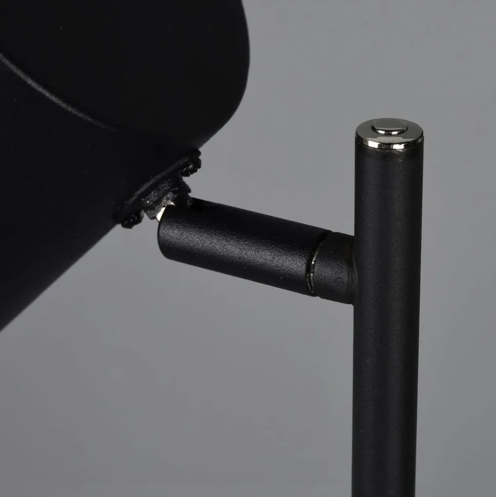 Blake LED-gulvlampe med batteri, kan dæmpes, sort