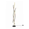 Blaze LED-gulvlampe med lysdæmper, CCT, messing