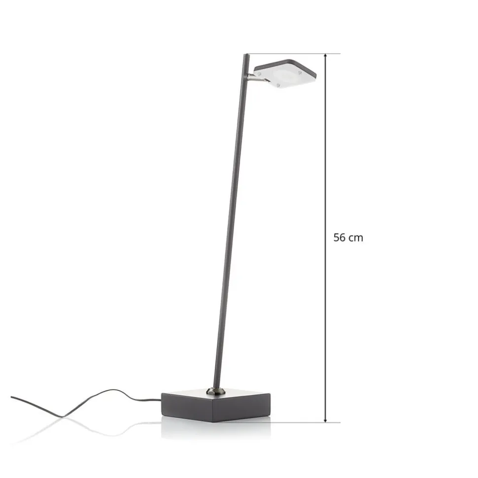 Block LED-bordlampe, dæmpbar, sort