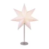 Bobo bordlampe, hvid, papirstjerne, højde 51 cm, E14