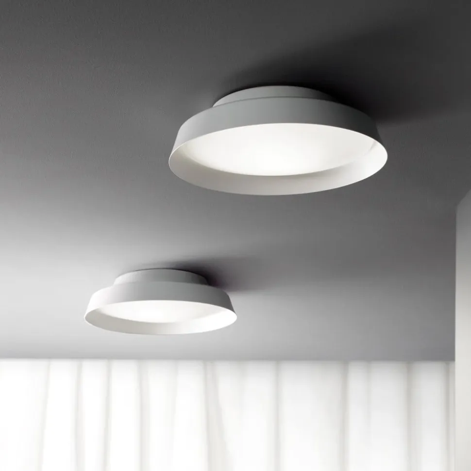 Boop! LED udendørs loftlampe Ø37cm hvid/hvid