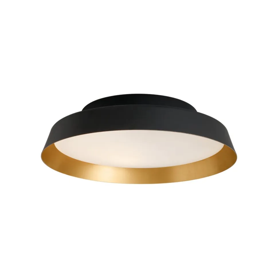 Boop! LED udendørs loftlampe Ø37cm sort/guld