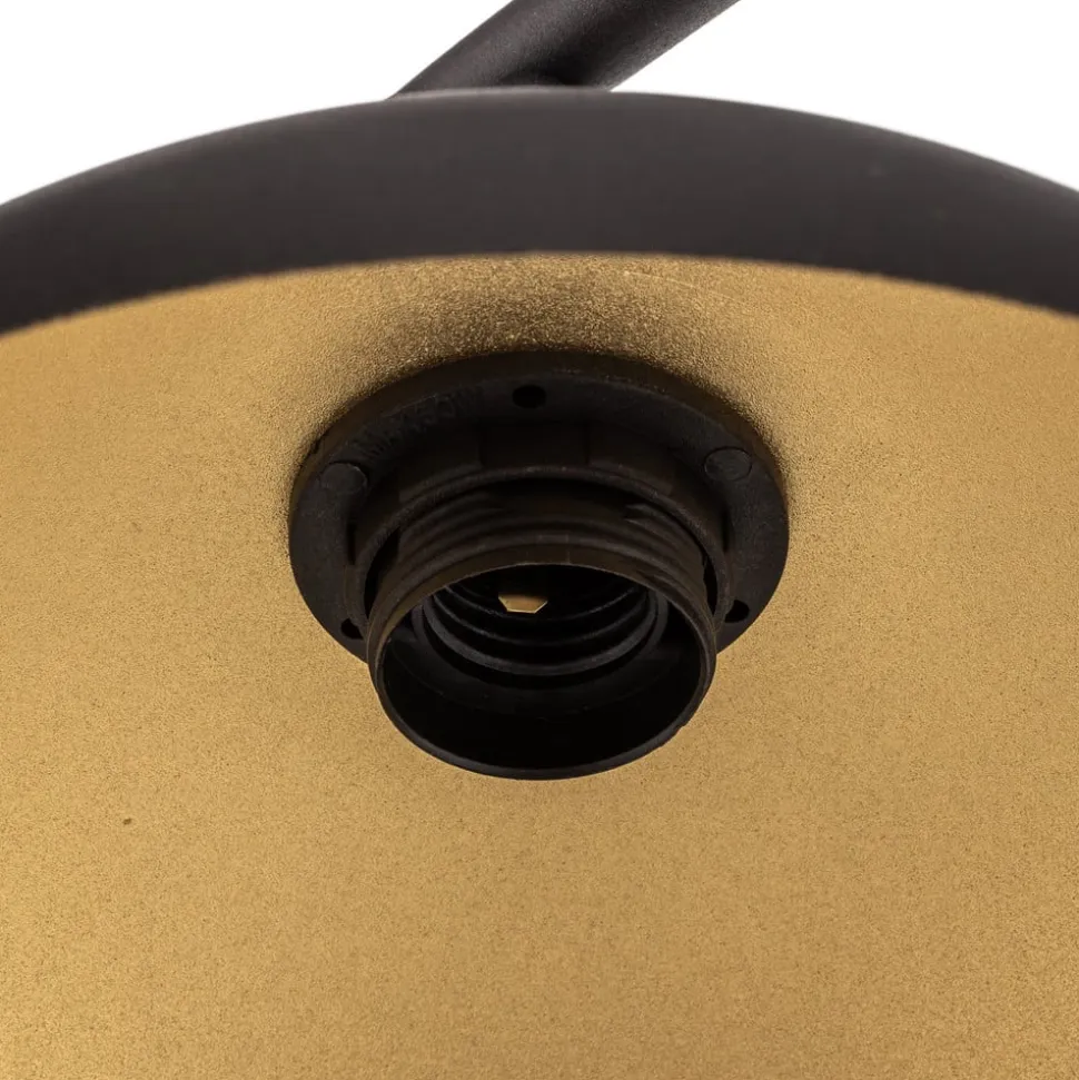 Bordlampe 1036, 1 lyskilde, sort-guld