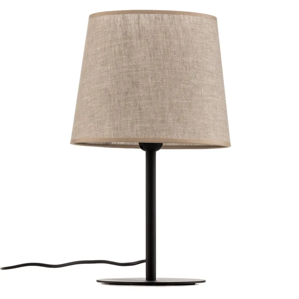 Bordlampe Chicago med skærm i hør