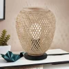 Bordlampe Dembleby i træ, naturfarver