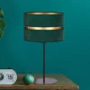 Bordlampe Duo, grøn/guld, højde 50 cm