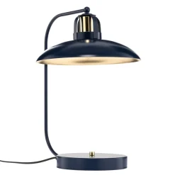 Bordlampe Felix, blå/guld