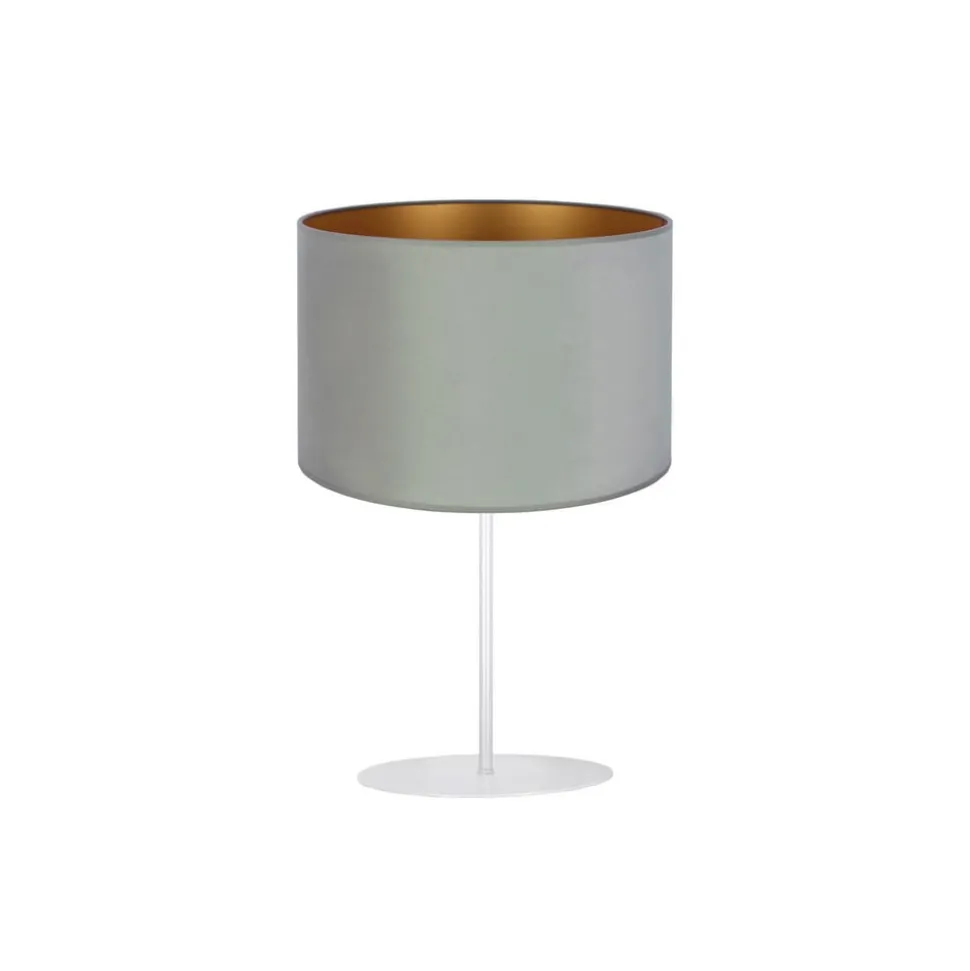Bordlampe Golden Roller højde 30 cm mintgrøn/guld