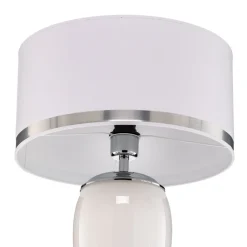 Bordlampe Lund, hvid/opal, højde 70 cm