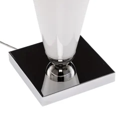 Bordlampe Lund, hvid/opal, højde 70 cm
