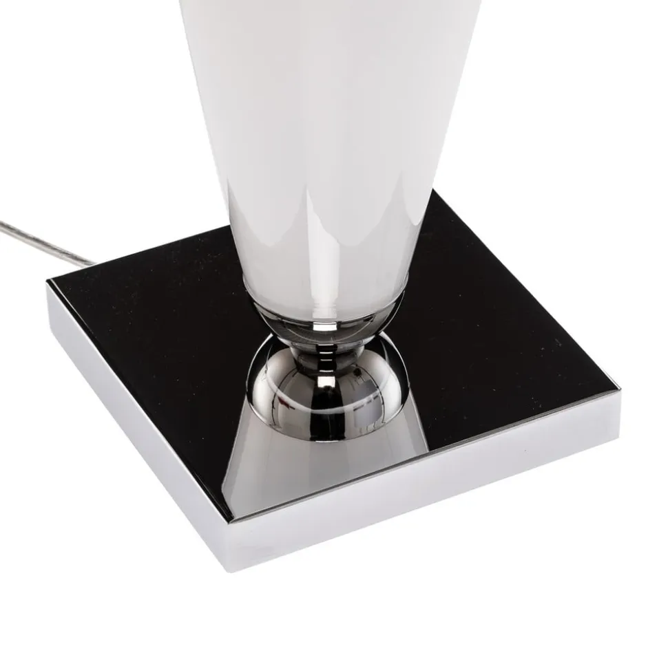 Bordlampe Lund, hvid/opal, højde 70 cm