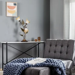 Bordlampe Miranda med 3 lyskilder, bronze