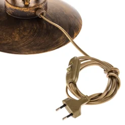 Bordlampe Miranda med 3 lyskilder, bronze