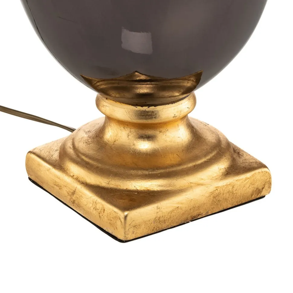 Bordlampe Mozart i spejlet grå/guld