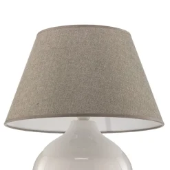 Bordlampe Sfera, højde 53 cm, hvid/grå