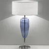 Bordlampe Show Ogiva 82 cm glaselement blå