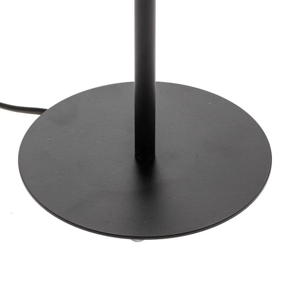 Bordlampe Soho, cylindrisk 56 cm sort/guld
