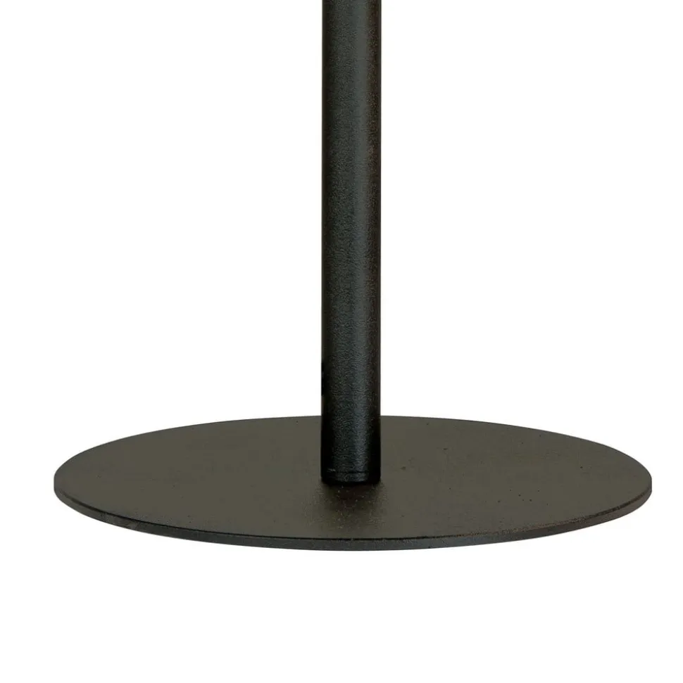 Bordlampe Tornado, sort/guld, metal, Ø 26 cm, E14