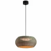 Bover LED-pendellampe til udendørs brug Perris, brun/brun, Ø 47 cm