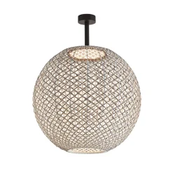 Bover Nans Sphere PF/80 LED udendørs loftslampe brun