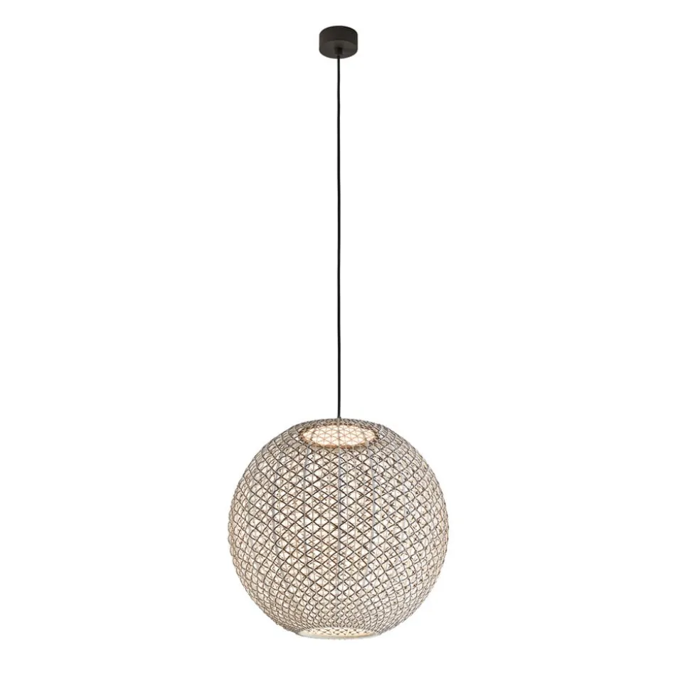 Bover Nans Sphere S/60 LED udendørs pendel brun