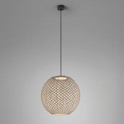 Bover Nans Sphere S/60 LED udendørs pendel brun