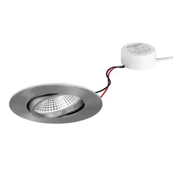 BRUMBERG BB23 indbyg. IP65 RC driver rund nikkel