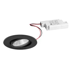 BRUMBERG BB23 indbyg. IP65 RC driver kantet sort