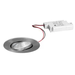 BRUMBERG BB23 indbyg. IP65 RC driver kantet nikkel