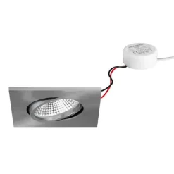 BRUMBERG BB25 IP65 indbyg. RC driver rund nikkel