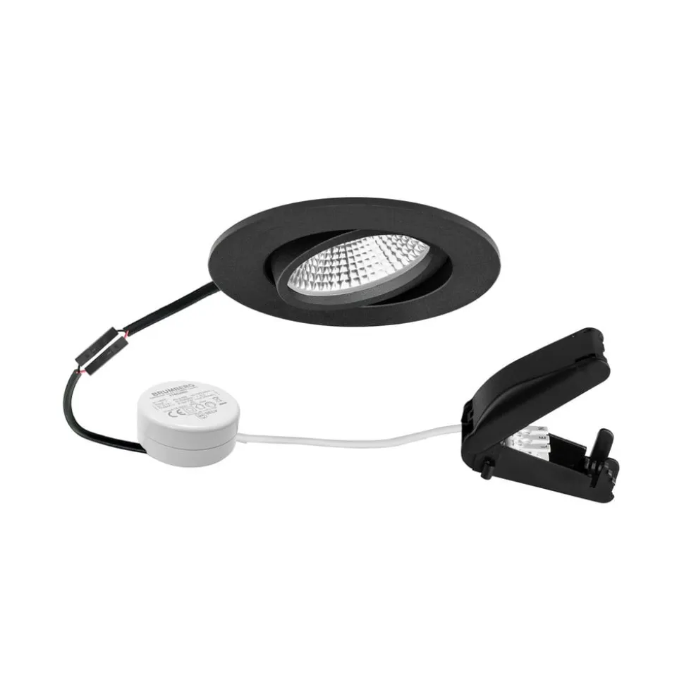 BRUMBERG BB23 IP65 RC-driver rund tilslutningsdåse sort mat