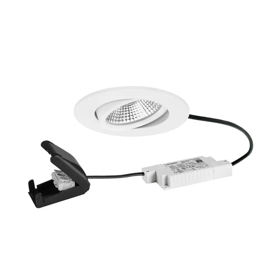 BRUMBERG BB23 LED-spot IP65 RC-dim tilslutningsboks struktureret hvid