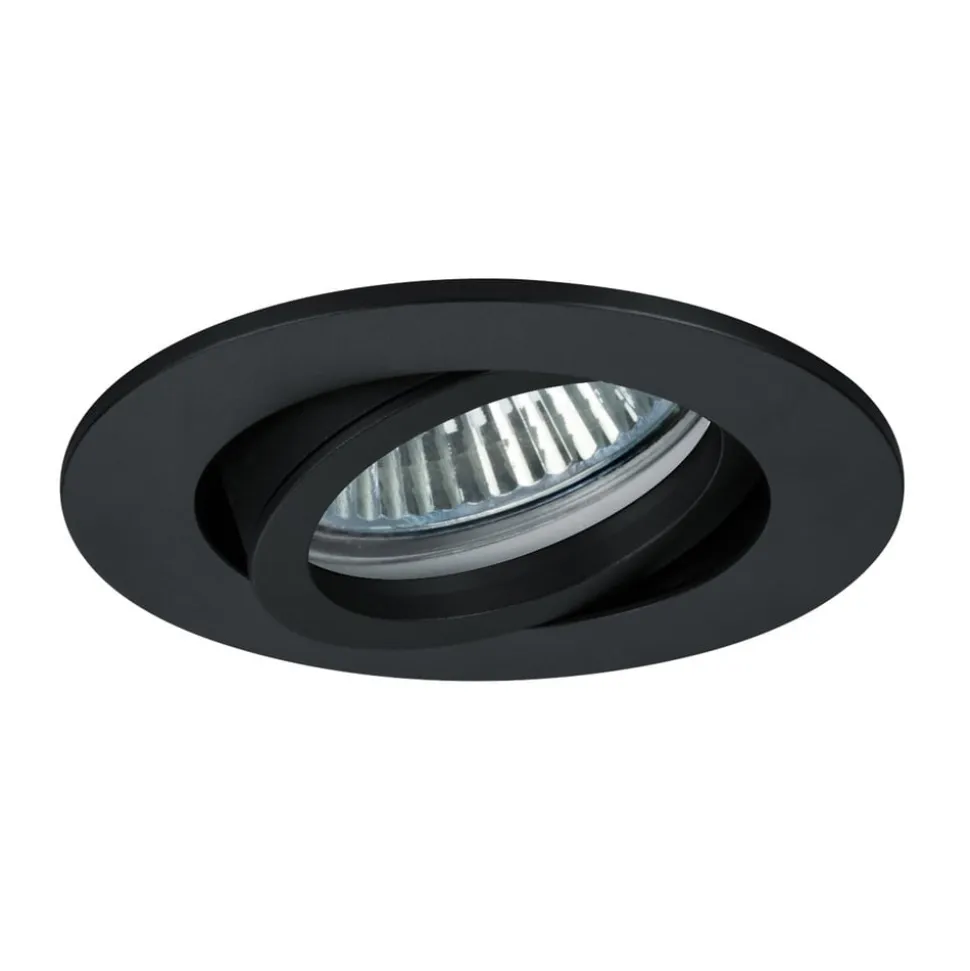 BRUMBERG indbygningsspot Tirrel-R, GU10 fatning, mat sort