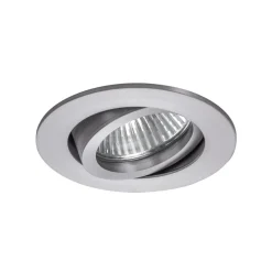 BRUMBERG indbygningsspot Tirrel-R, GU10 fatning, mat aluminium