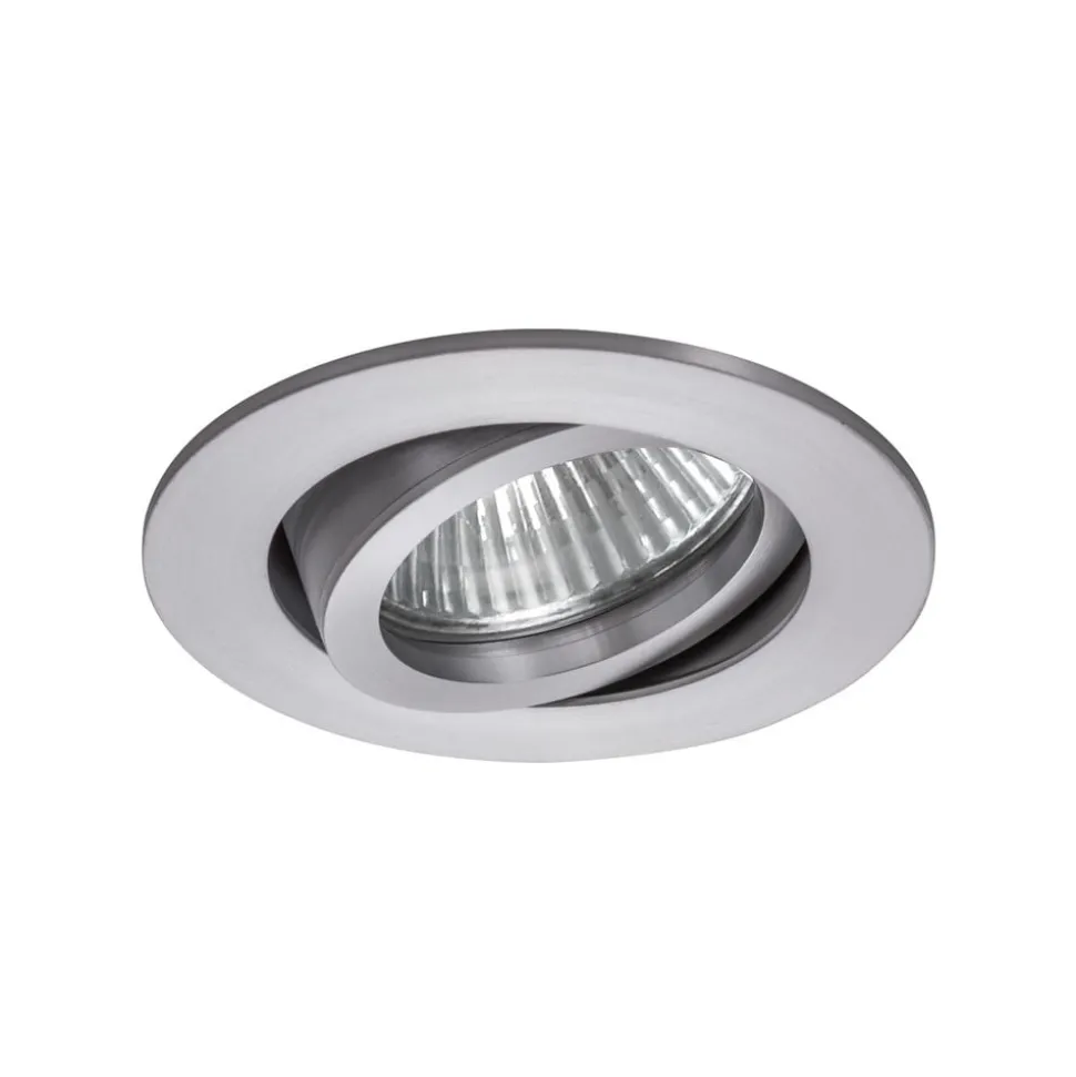 BRUMBERG indbygningsspot Tirrel-R, GU10 fatning, mat aluminium