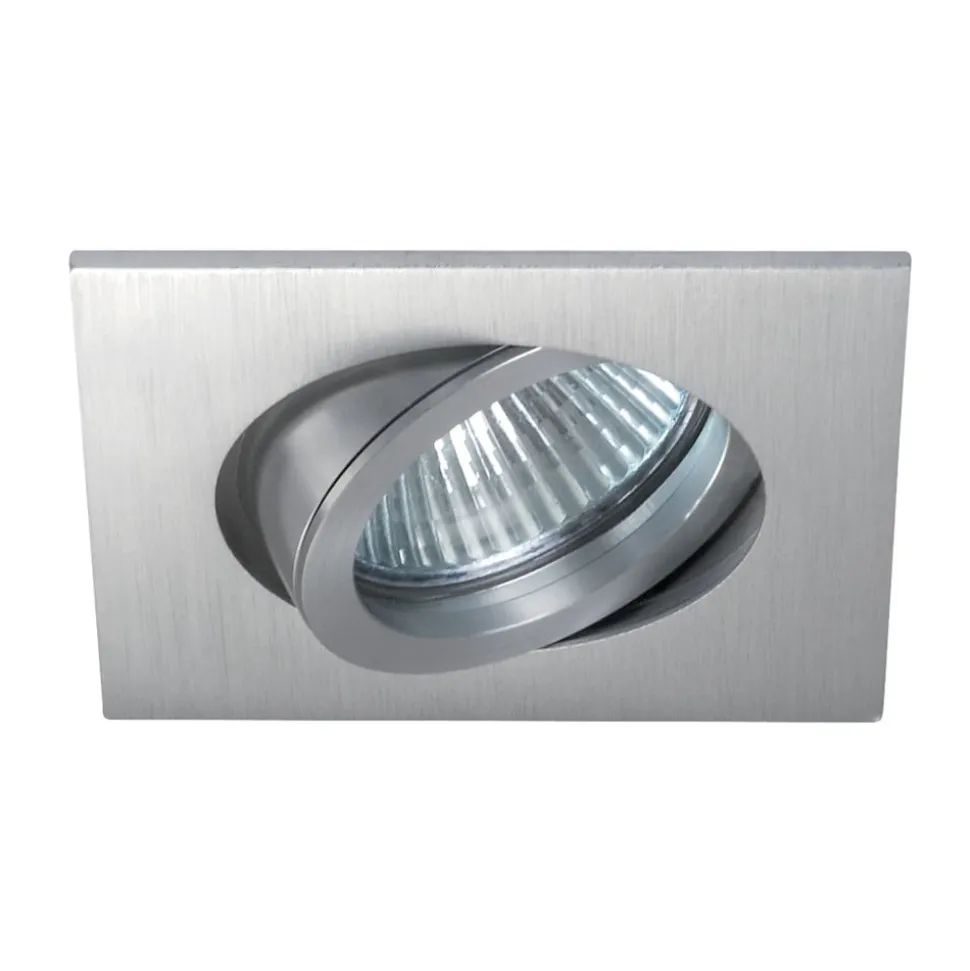 BRUMBERG indbygningsspot Tirrel-S, fatning GU10, mat aluminium