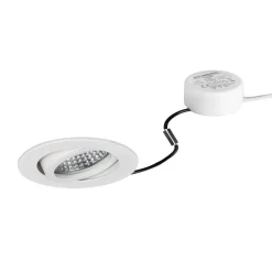 BRUMBERG LED indbygningsspot Tirrel-R RC, rund driver, mat hvid
