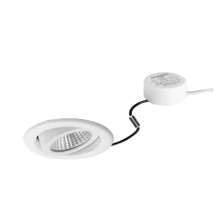 BRUMBERG LED indbygningsspot BB09, RC, driver rund, hvid