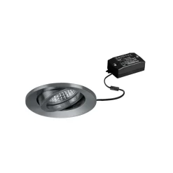 BRUMBERG LED-indbygningsspot Berrie-R, 3000K, tænd/sluk, nikkel