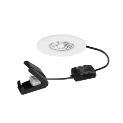 BRUMBERG LED-spot BB20 IP65 tænd/sluk-tilslutningsdåse struktureret hvid