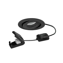 BRUMBERG LED-spot BB33 on/off-tilslutningsdåse struktureret sort