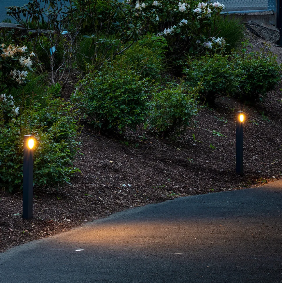 BRUMBERG Quader LED -gadelampe, grafit, IP54