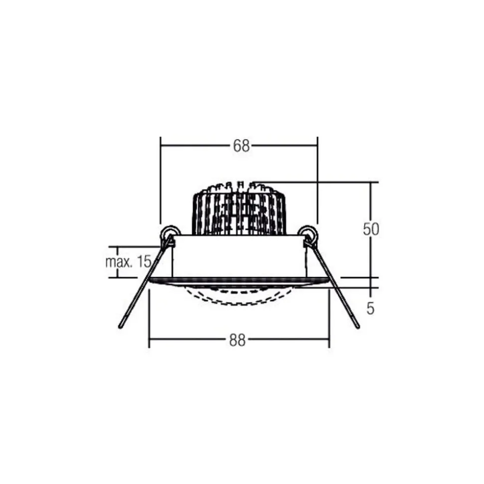 BRUMBERG Spot BB13 dim2warm RC-dim tilslutningsboks, mat nikkel