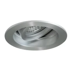BRUMBERG Tirrel dyb GU10 indbygningsspot, rund, aluminium