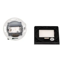 BRUMBERG Wall Kit68 indbygning, flad, kantet, sort