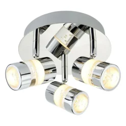 Bubbles LED-loftrondel, IP44, 3 lyskilder